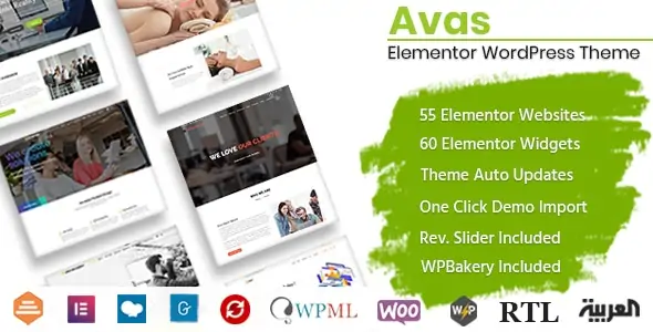 Avas v7.0.2 – Elementor WordPress Theme