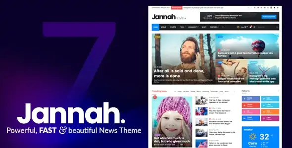 Jannah News v7.6.5 – Newspaper Magazine News AMP BuddyPress